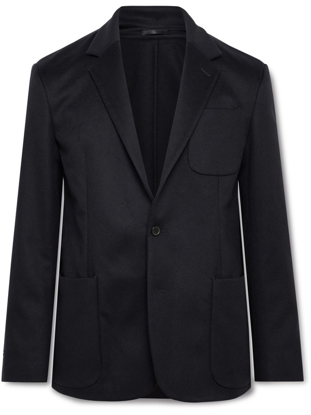 Photo: Paul Smith - Gents Unstructured Wool and Cashmere-Blend Blazer - Blue