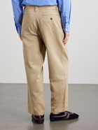 Corridor - Wide-Leg Cotton-Twill Trousers - Neutrals