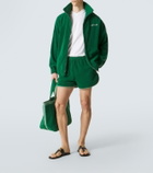 Versace Medusa cotton terry zip-up sweatshirt