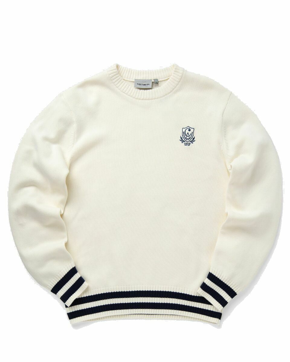 Photo: Carhartt Wip Cambridge Sweater White - Mens - Pullovers