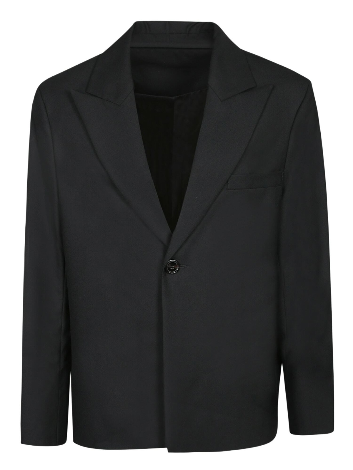Séfr - Francis Croc-Effect Faux Leather Jacket - Black Séfr