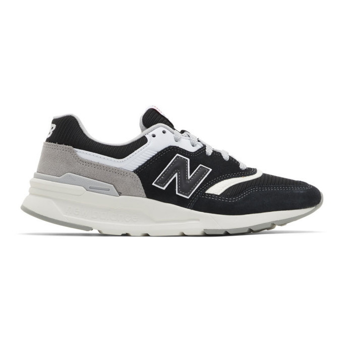 Photo: New Balance Black and Grey 997H Sneakers