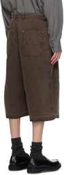 HOPE Brown Oversized Shorts