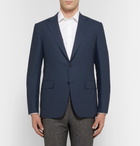 Canali - Navy Slim-Fit Travel Water-Resistant Wool Blazer - Navy