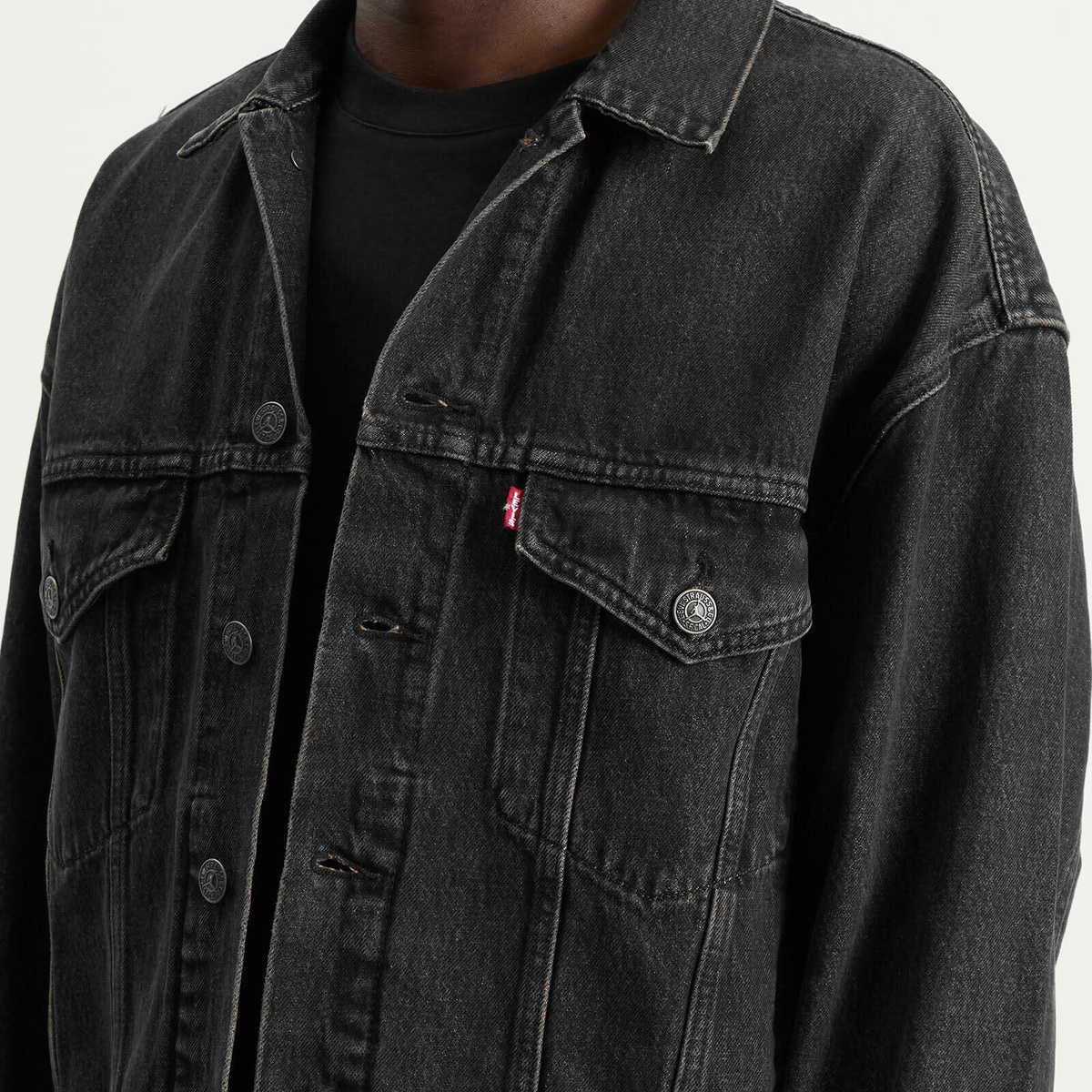 Levi's Men's x Jordan Type Iii Trucker in Black