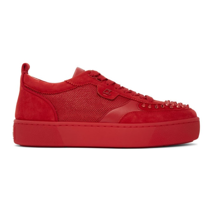 Photo: Christian Louboutin Red Suede Happyrui Sneakers