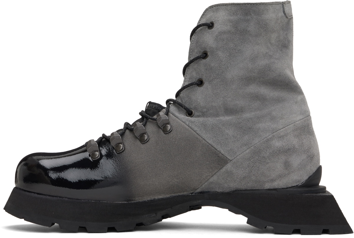 DEMON Gray Poyana High Boots