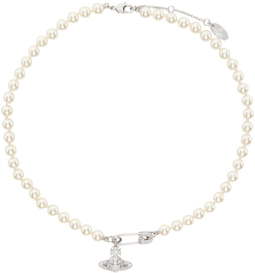 Vivienne Westwood White Lucrece Necklace Vivienne Westwood