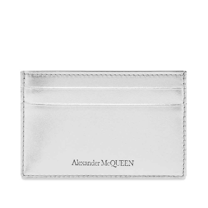 Photo: Alexander McQueen Men's Card Holder in Silver