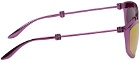 Givenchy Purple G Tri-Fold Sunglasses