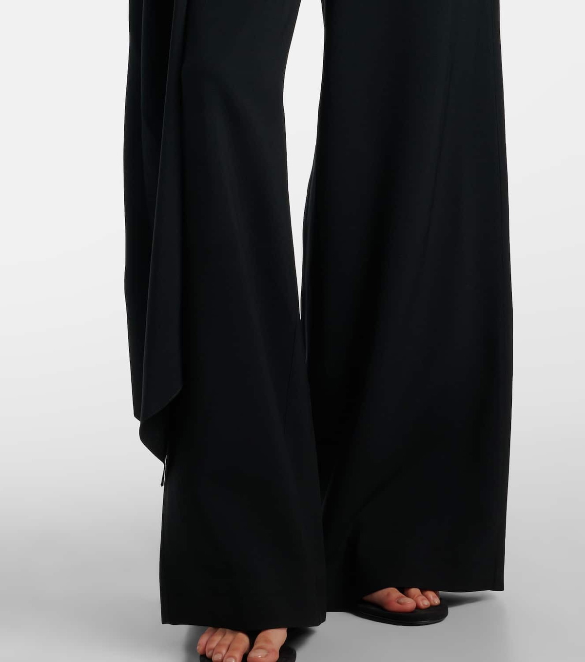 Alaïa Tie gathered jersey jumpsuit