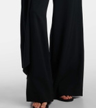 Alaïa Tie gathered jersey jumpsuit