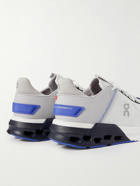ON - Cloudnova Flux Rubber-Trimmed Mesh Running Sneakers - White