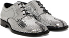 Maison Margiela Silver Tabi Mirror Oxfords