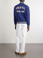 Polo Ralph Lauren - Logo-Appliquéd Cotton Bomber Jacket - Blue