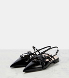 Gucci Seraphine patent leather ballet flats