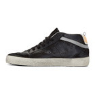 Golden Goose Black Nubuck Mid Star Sneakers