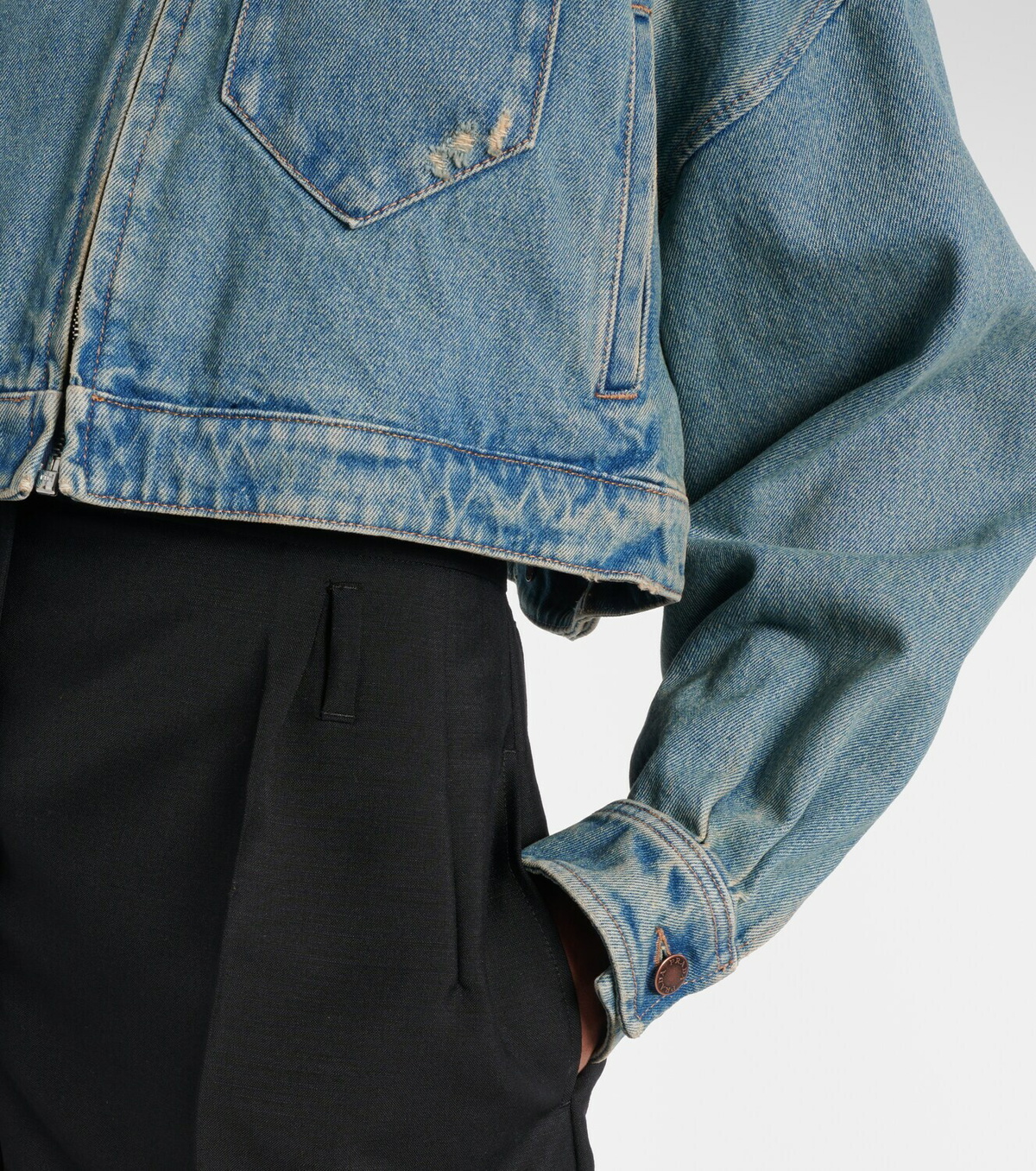 Prada Cropped denim jacket