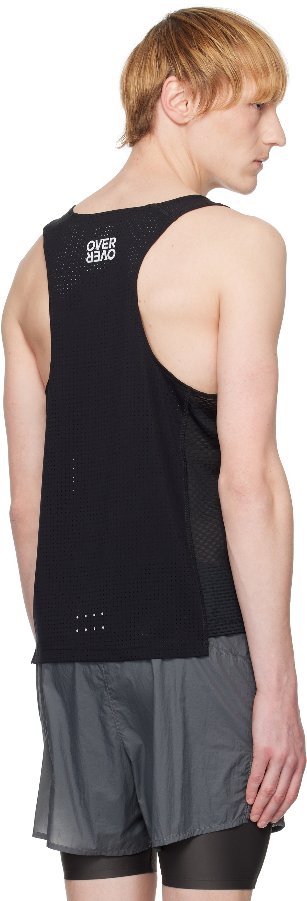 OVER OVER Black Race Tank Top