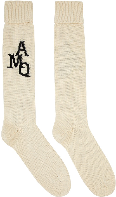 Photo: Alexander McQueen Off-White Monogram Socks