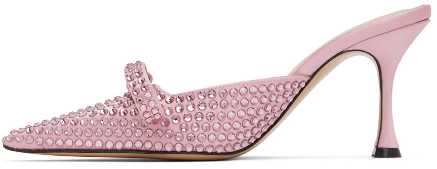 MACH & MACH Pink Marie Mules