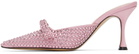 MACH & MACH Pink Marie Mules