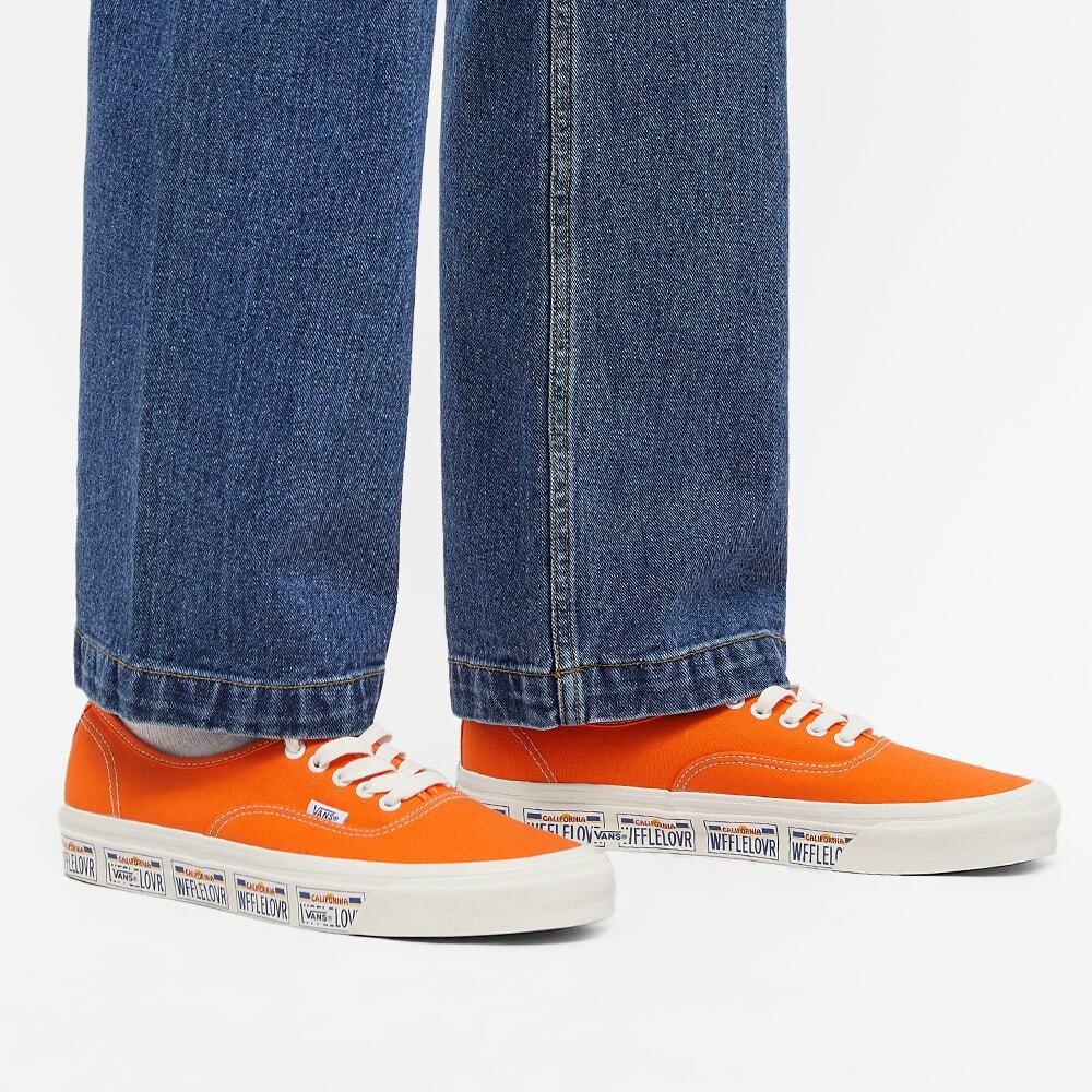 Vans Women's UA Authentic 44 DX Sneakers in Vanity Plate/Orange