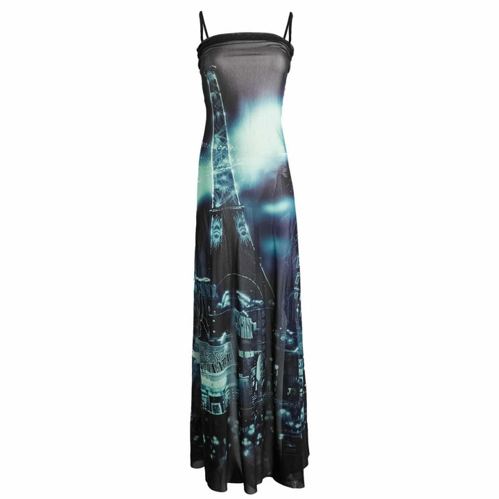 Photo: Jean Paul Gaultier Women's Pigalle Print Mesh Dress in Multi