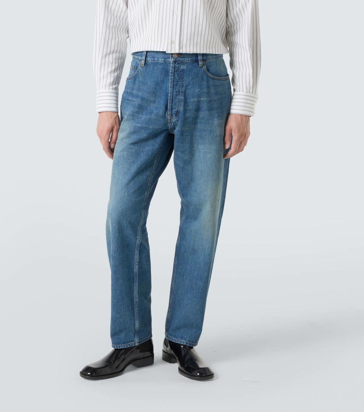 Saint Laurent Mick mid-rise straight jeans Saint Laurent