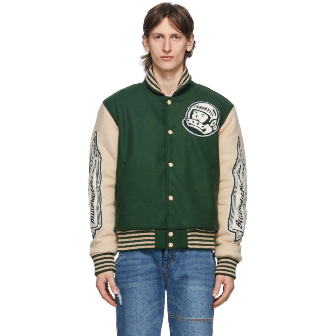 Billionaire Boys Club Green Astro Varsity Jacket Billionaire Boys Club