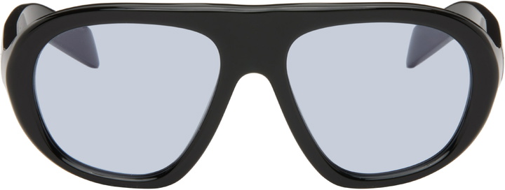 Photo: Prada Eyewear Black Shadowplay Sunglasses
