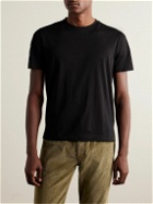 Canali - Cotton-Jersey T-Shirt - Black