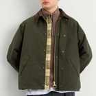 Barbour Men's OS Reversible Transporter Casual Jacket in Sage/Ancient Tartan