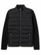 Orlebar Brown - Wallace Quilted Shell and Merino Wool Down Jacket - Black