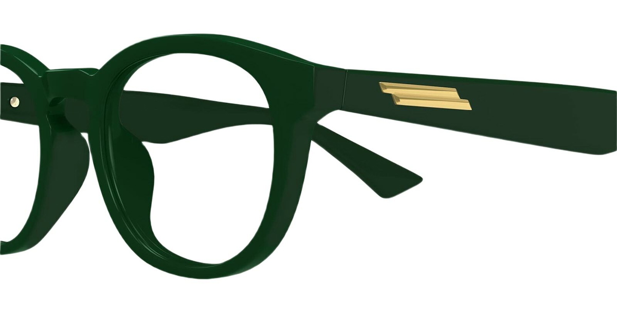 Bottega Veneta Eyewear Bv1339ok-003 - Green Rx / Asian Fit Glasses