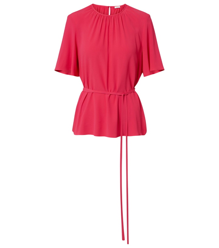 Photo: Joseph Libby belted crêpe blouse