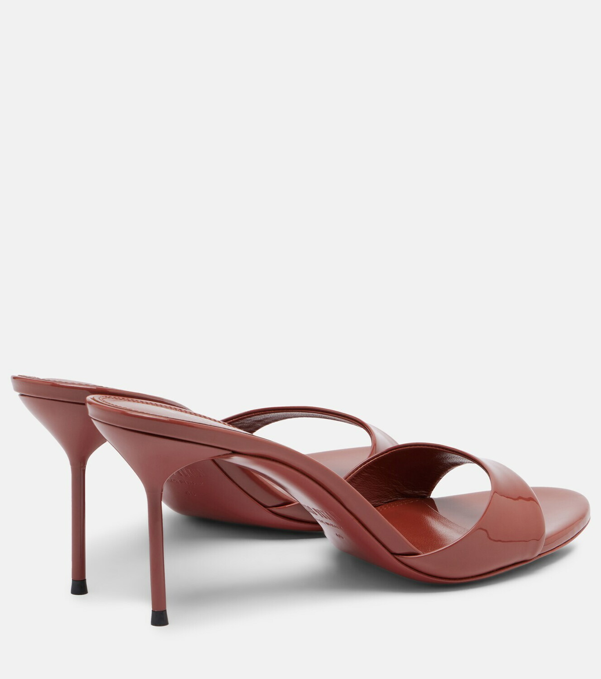 Paris Texas Lidia patent leather mules