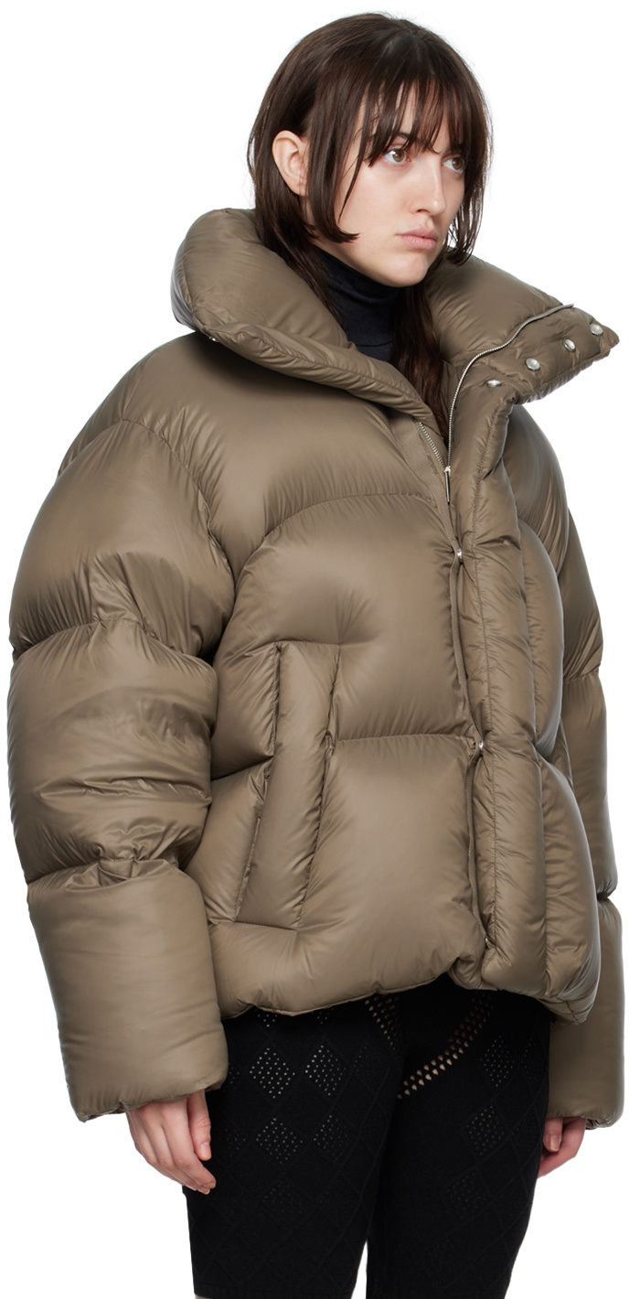 AMBUSH Taupe Oversized Down Jacket Ambush