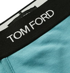 TOM FORD - Stretch-Cotton Boxer Briefs - Blue