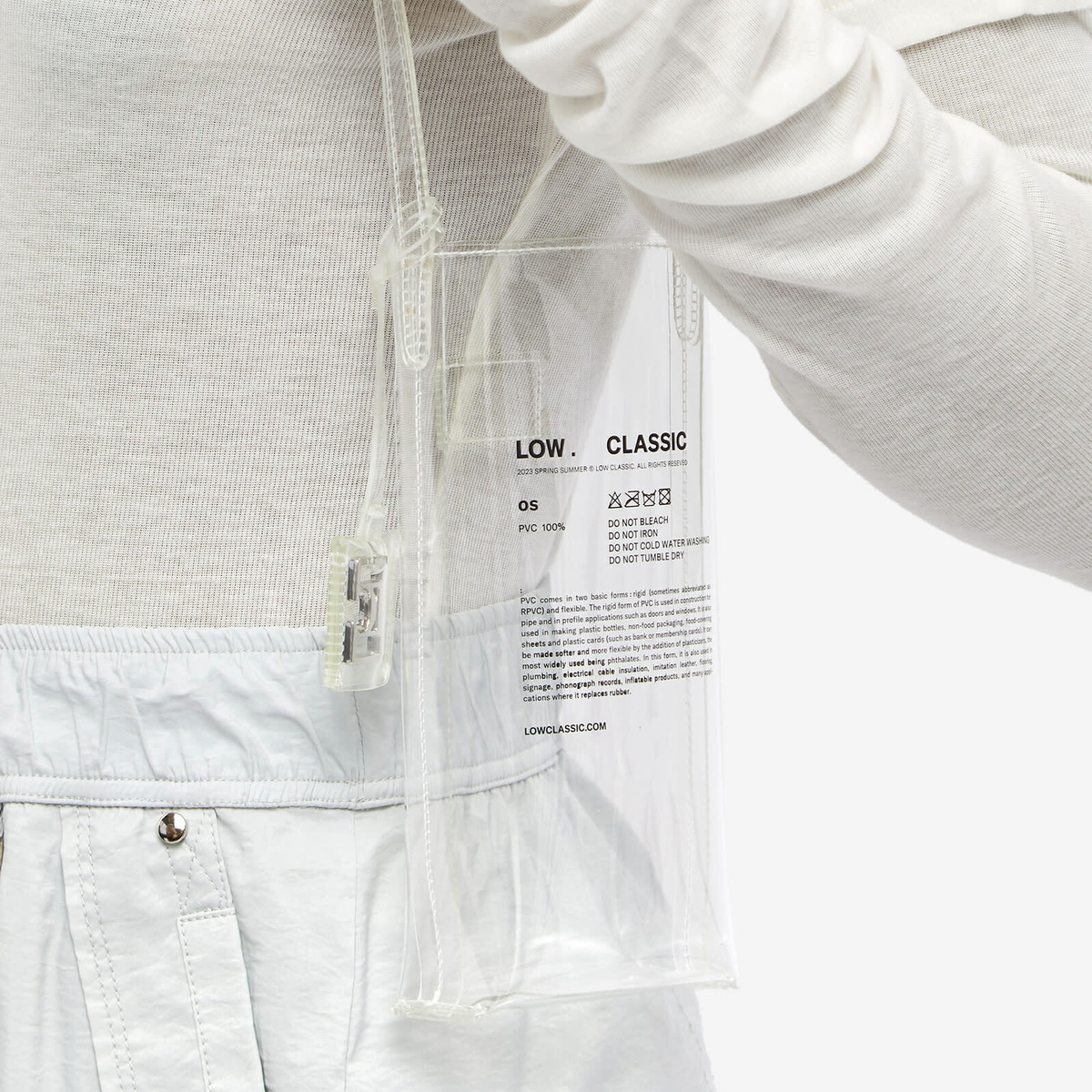 Low Classic Women's PVC Mini Bag in Clear Low Classic