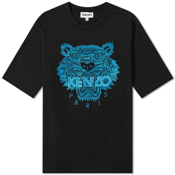 Photo: Kenzo Neon Tiger Embroidered Skate Tee
