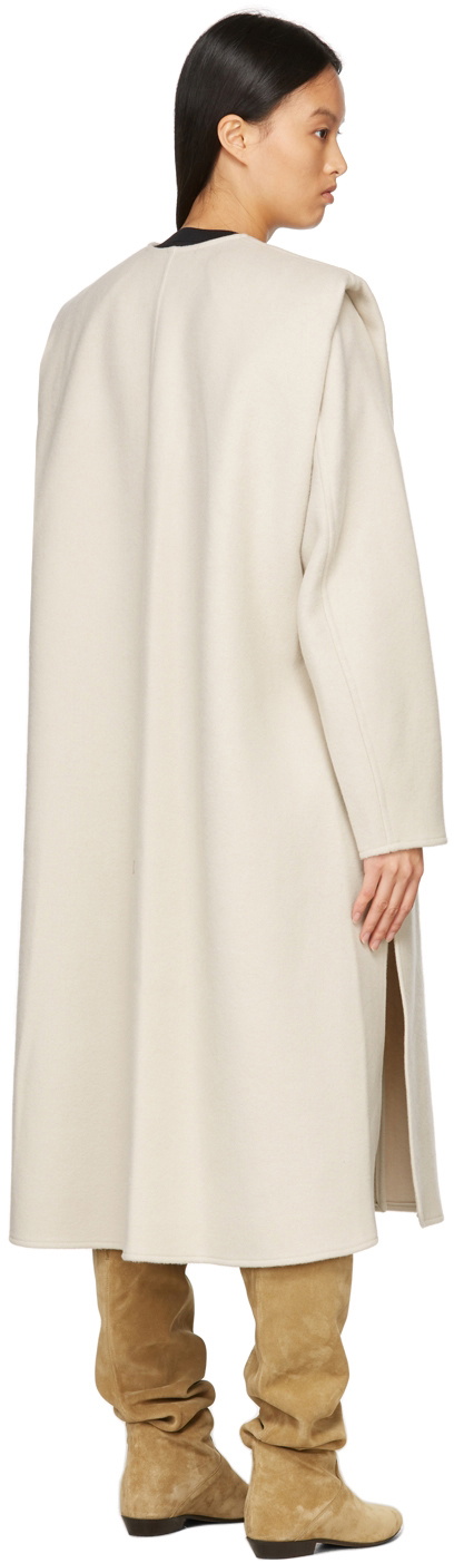 Isabel Marant Beige Wool Egelton Coat Isabel Marant