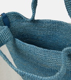 Loewe Anagram raffia shoulder bag