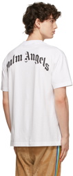 Palm Angels White Bear Print T-Shirt