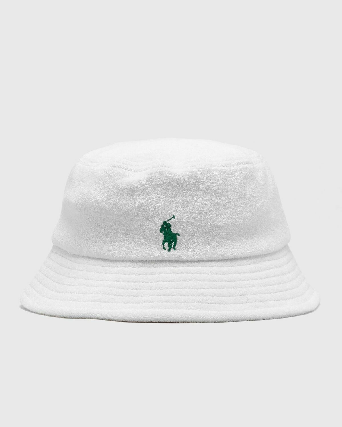 Polo Ralph Lauren Terry Bucket Face Mask White - Womens - Hats