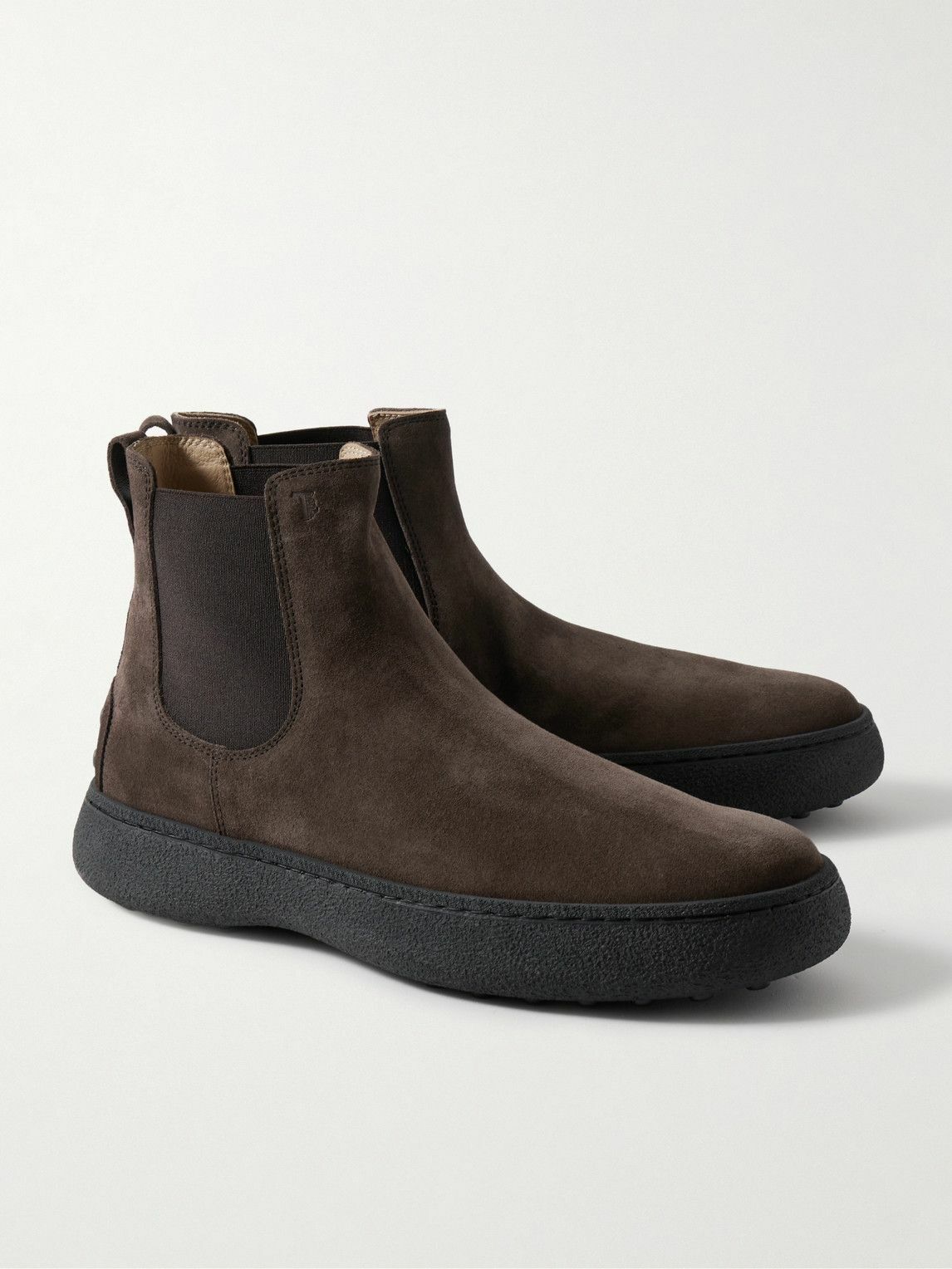 Tod's - Suede Chelsea Boots - Brown