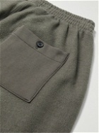Merely Made - Cotton-Fleece Sweatpants - Gray