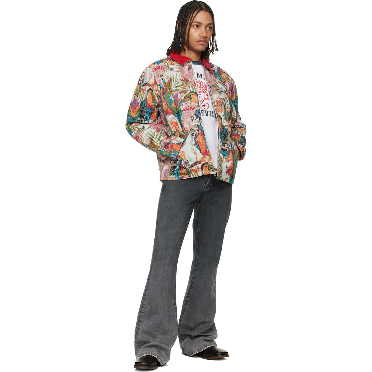 COÛT DE LA LIBERTÉ Multicolor Luke Tropicana Workwear Jacket