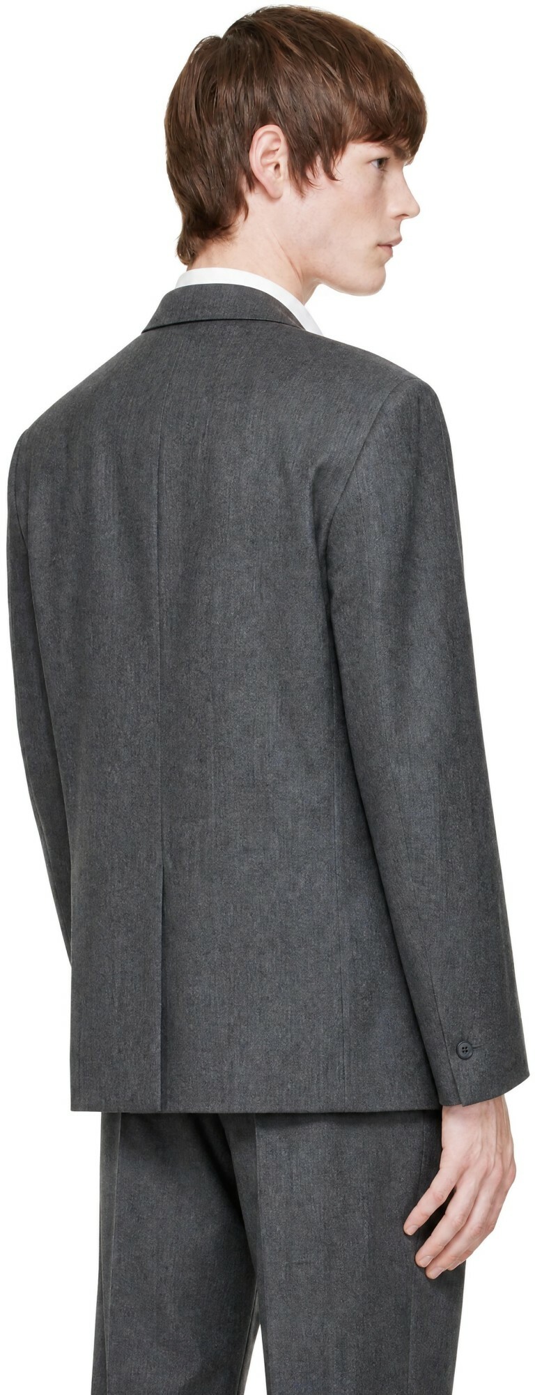 ANOTHER ASPECT Gray Another 1.0 Suit Blazer