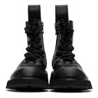 Julius Black Double Lace Combat Boots